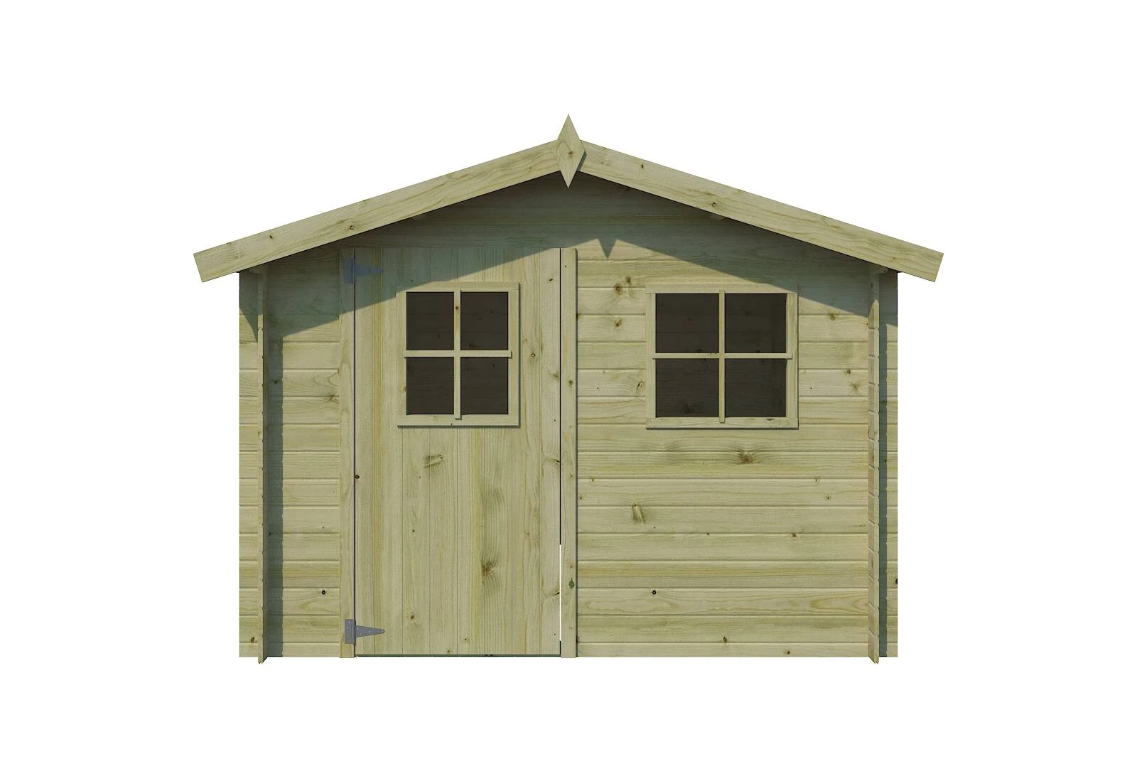 Woodlands Blokhut Luzern Groen Geïmpregneerd 265 x 265 cm - Afbeelding 3